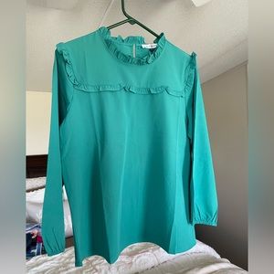 Michelle McDowell ruffle top size S